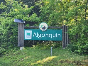 Algonquin Provincial Park Entrance